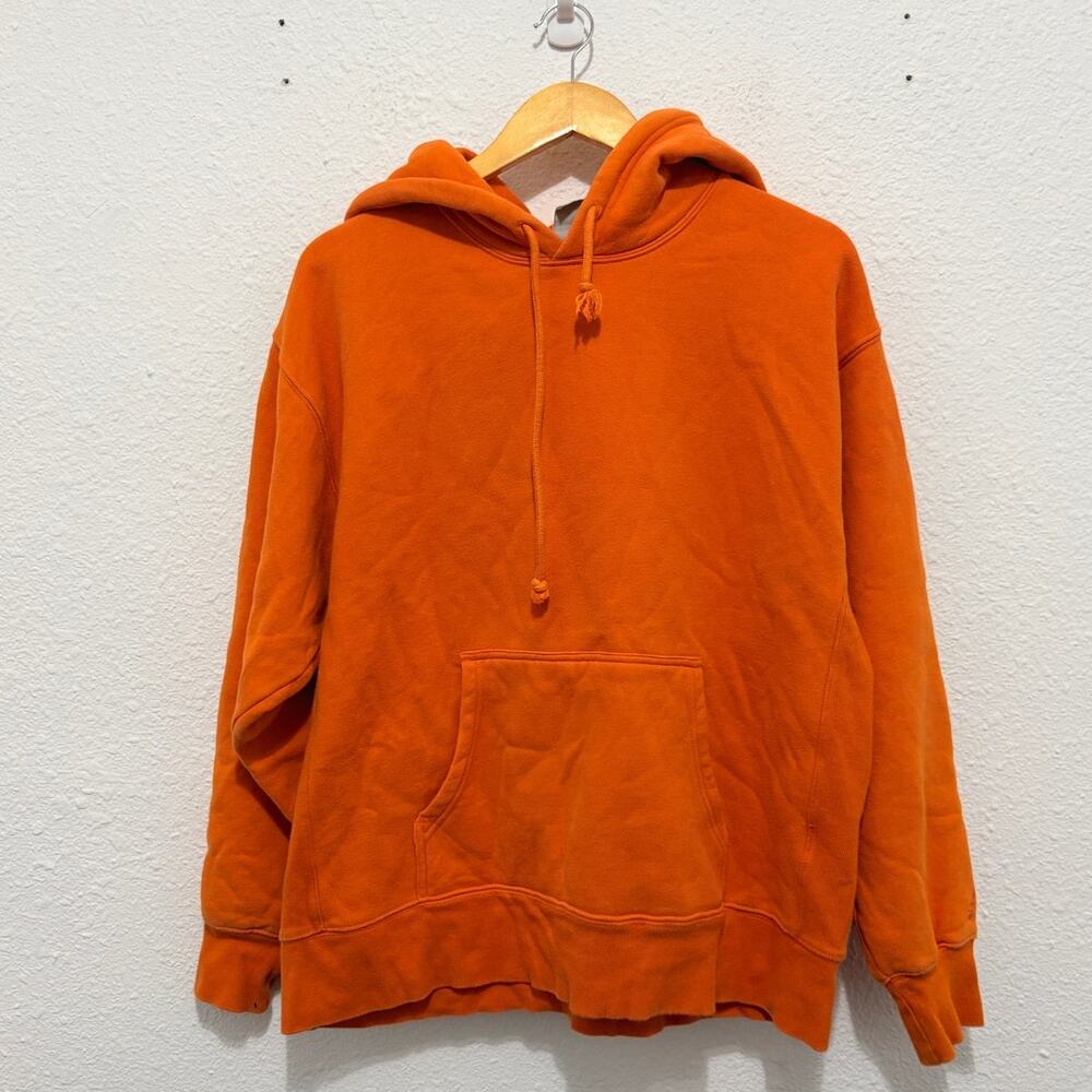 Aritzia TNA Cozy AF Fleece Orange Hoodie